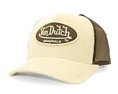 Kšiltovka Von Dutch Boston Trucker Cord Beige