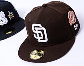 Kšiltovka New Era - 59FIFTY MLB Coops Patch - San Diego Padres - Walnut