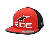 Kšiltovka Alpinestars - Ride 4.0 - Red/Black/White