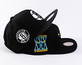 Kšiltovka Mitchell & Ness - Evergreen Black/White Snapback - Brooklyn Nets - Black