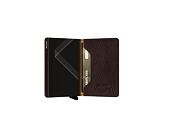 Peněženka Secrid Slimwallet Stitch Linea - Espresso