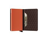 Peněženka Slimwallet Secrid Optical Brown-Orange