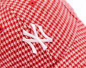 Dámská Kšiltovka New Era - 9FORTY Womens MLB houndstooth - NY Yankees - Pink / Scarlet