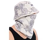 Klobouk-Kukla Rip N Dip - Haku Face Mask Bucket Hat (Off White)