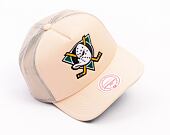 Kšiltovka Mitchell & Ness Evergreen Trucker Vintage - Anaheim Ducks - Off White