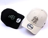 Kšiltovka New Era - MLB Team Outline 9FORTY - NY Yankees - Stone / Black