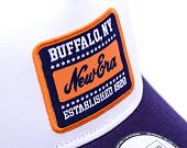 Kšiltovka New Era - Patch Canvas 9FORTY Trucker - White / Light Navy