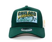 Kšiltovka New Era - MLB Patch 9FORTY Trucker - Oakland Athletics - Dark Green