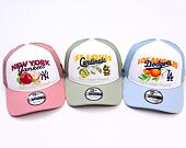 Kšiltovka New Era - MLB Fruit Graphic 9FORTY Trucker - NY Yankees - Pink