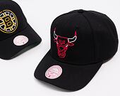 Kšiltovka Mitchell & Ness - Neon Logo Pro Snapback - Chicago Bulls - Black