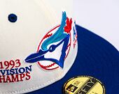 Kšiltovka New Era 59FIFTY MLB 93 Division Toronto Blue Jays - Off White