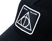 Kšiltovka Capslab - Trucker Harry Potter Trucker Deadly Hollows Dark Arts - Black