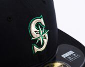 Kšiltovka New Era 59FIFTY MLB UK Authentic Performance Seattle Mariners - Navy