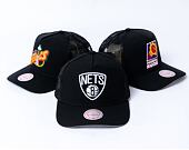 Kšiltovka NBA Monogram Trucker Brooklyn Nets Black