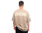 Triko New Era MLB World Series Back Print Oversized Tee Arizona Diamondbacks - Ash Brown / Oat Milk