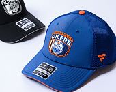 Kšiltovka Fanatics Authentic Pro Draft Edmonton Oilers Blue Cobalt/Dark Orange