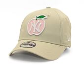 Dětská Kšiltovka New Era - 9FORTY Apple - NY Yankees - Stone / White