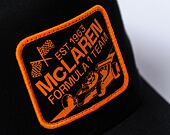 Kšiltovka New Era - 9FORTY Trucker Retro Graphic Patch - McLaren F1 - Black