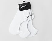 Ponožky Karl Kani Signature Invisible Socks 3 Pack white