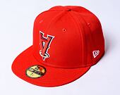 Kšiltovka New Era - 59FIFTY Upside-Down - Anaheim Angels - Scarlet