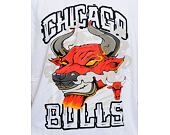 Triko New Era - Graphic Drop Shoulder Tee - Chicago Bulls - White / Black