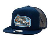 Kšiltovka Brixton - Bass Brains Boat HP Trucker - Washed Navy