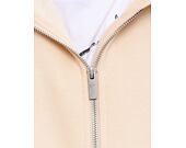 Mikina Karl Kani - Authentic Star Logo OS Full Zip Hoodie - Light Sand