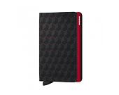 Peněženka Slimwallet Secrid Optical Black-Red