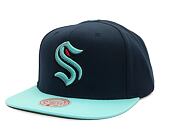 Kšiltovka Mitchell & Ness - Team 2 Tone 2.0 Snapback - Seattle Kraken - Navy/Light Blue