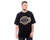 Triko New Era NBA OS Outline Mesh Tee Los Angeles Lakers Black/Gold