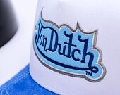 Kšiltovka Von Dutch - Trucker Rockford - Caps - Cot Twill - White/ Blue