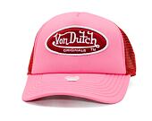 Kšiltovka Von Dutch - Trucker Tampa - Caps - Polyester Foam - Pink/ Red