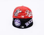 Kšiltovka New Era - MLB Image Drop - All Over Print 59FIFTY - Colorado Rockies - Black