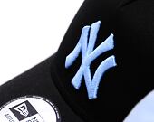 Kšiltovka New Era - MLB Essential 9FORTY A-Frame - NY Yankees - Black / Pastel Blue