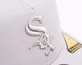 Kšiltovka New Era - MLB Color Pack 59FIFTY A-Frame - Chicago White Sox - Silver Grey