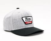 Kšiltovka Brixton Linwood C Netplus MP Snapback - Heather Grey/Black