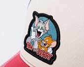 Kšiltovka Capslab Tom & Jerry - Tom & Jerry Sand / Green / Red