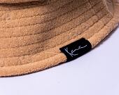 Klobouk Karl Kani Signature Frottee Bucket Hat sand