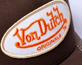 Kšiltovka Von Dutch Trucker Boston - Brown/Brown