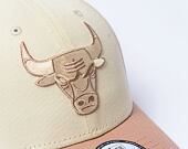 Kšiltovka New Era - 9FORTY Color Block - Chicago Bulls - Beige