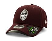 Kšiltovka New Era - 9FORTY Repreve Fleck Crest AC Milan - Maroon