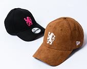 Kšiltovka New Era - 9FORTY Suede - Chelsea FC Lion Crest - Brown