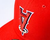 Kšiltovka New Era - 59FIFTY Upside-Down - Anaheim Angels - Scarlet