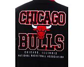 Bunda New Era - Patch Varsity Jacket - Chicago Bulls - Black / Red