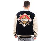 Bunda New Era - Patch Varsity Jacket - NY Yankees - Navy / Cream