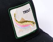 Kšiltovka Goorin Trucker - The Trout Fish - Black