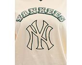 Dámské triko New Era - Graphic Tee - NY Yankees - Beige / Navy