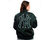 Dámská bunda New Era - Back Print Bomber - NY Yankees - Dark Green / Off White