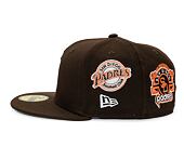 Kšiltovka New Era - 59FIFTY MLB Coops Patch - San Diego Padres - Walnut