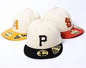 Kšiltovka New Era - 59FIFTY Low Profile "Late Fall Vibes" - Pittsburgh Pirates - Cream / Black